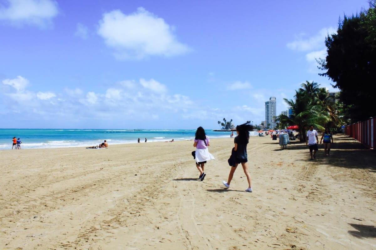 2Br Gem Ocean Front Building Isla Verde Beach San Juan Kültér fotó