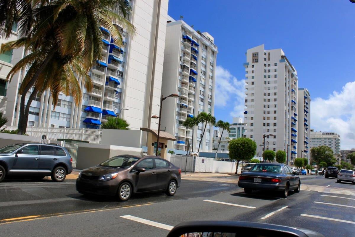 2Br Gem Ocean Front Building Isla Verde Beach San Juan Kültér fotó